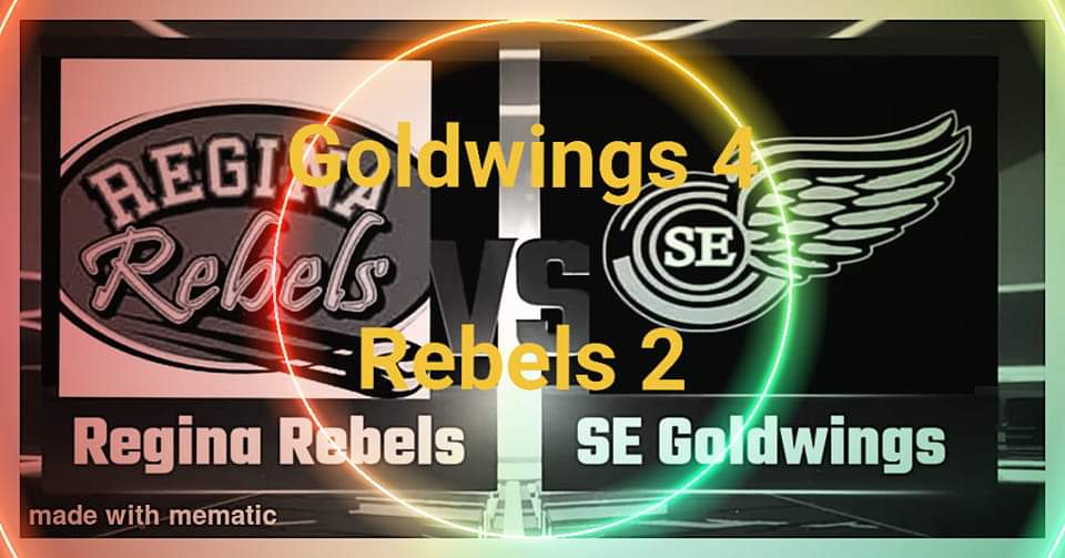 Goldwings take the W in lasts night game.

🚨🚨🚨 Schenher = 🧢 
🚨 Greve

Sat <a href="/4/">w</a> we host Swift Current at CPP. See you all then