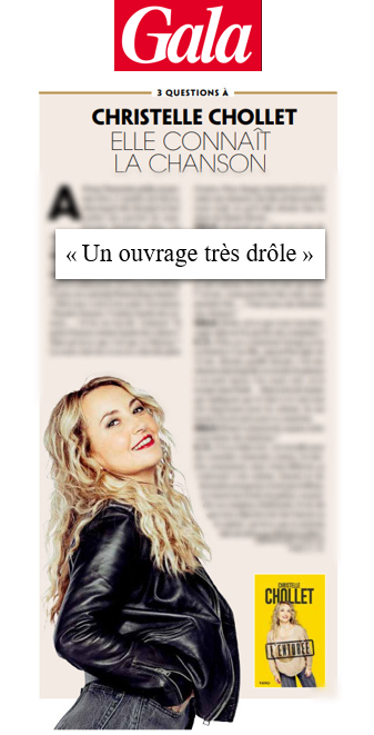 Retrouvez l'interview de <a href="/ChristelChollet/">Christelle Chollet</a> donnée à <a href="/GALAfr/">Gala</a> pour son livre "L'entubée" !

➡️ Pour en savoir plus : fal.cn/3l9Ny