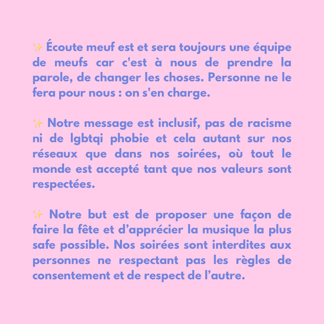 écoute meuf tweet media