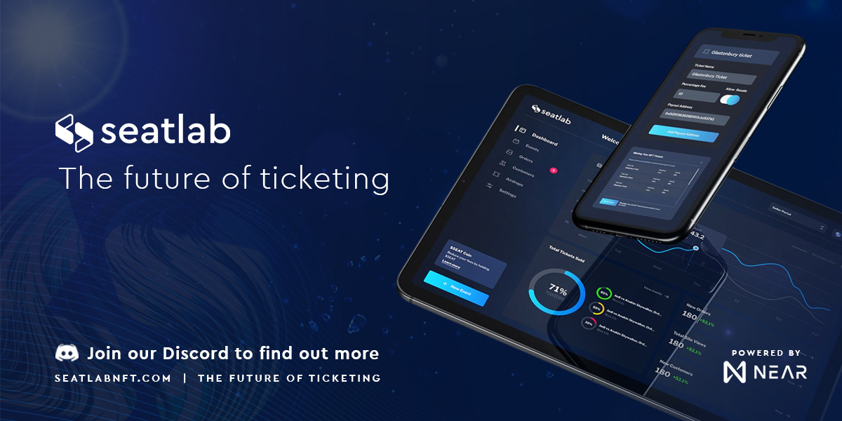 SeatlabOfficial's tweet photo. We're solving some of the ticketing industry's biggest problems with our #NFT Ticketing Marketplace.

Join our discord to learn more: https://t.co/JhtEJ6az2O https://t.co/MUoNFG2jAL