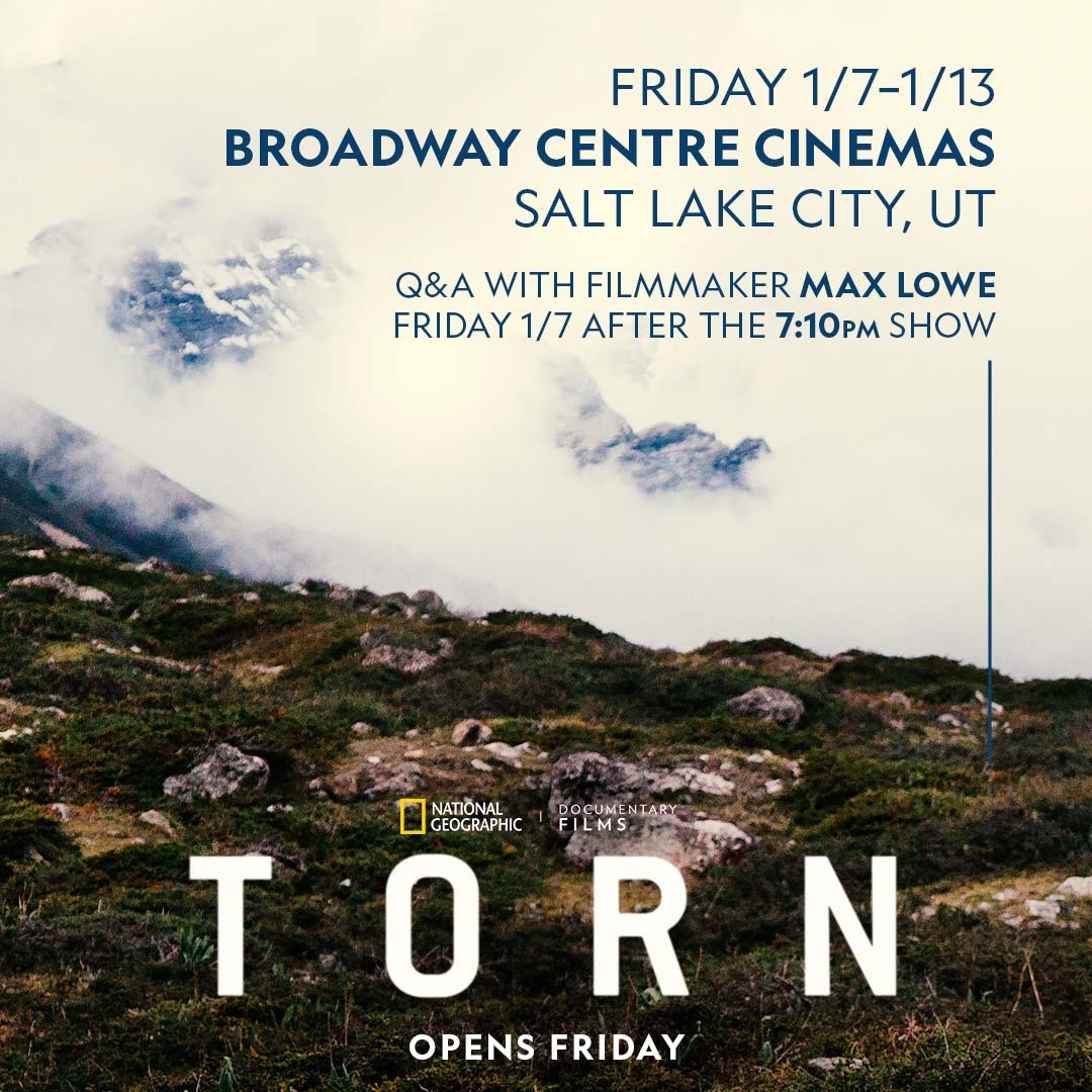 ryanMpainter's tweet photo. Coming up on @KUTV2News I'll be talking about the @NatGeo #AlexLowe documentary #Torn
For those in the #SaltLakeCity area @SaltLakeFilmSoc is hosting a post-screening Q&A with director #MaxLowe tonight. https://t.co/qIX9T9vxHJ