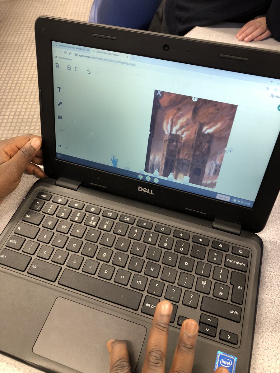 LakesideYork's tweet image. This week Team Sycamore have been learning about the Great Fire of London. Today we found images using a Google search, and then used the ‘Reflect to Seesaw’ extension from @Seesaw to post these images into our journals. #LakeComputing #LakeHistory #greatfireoflondon