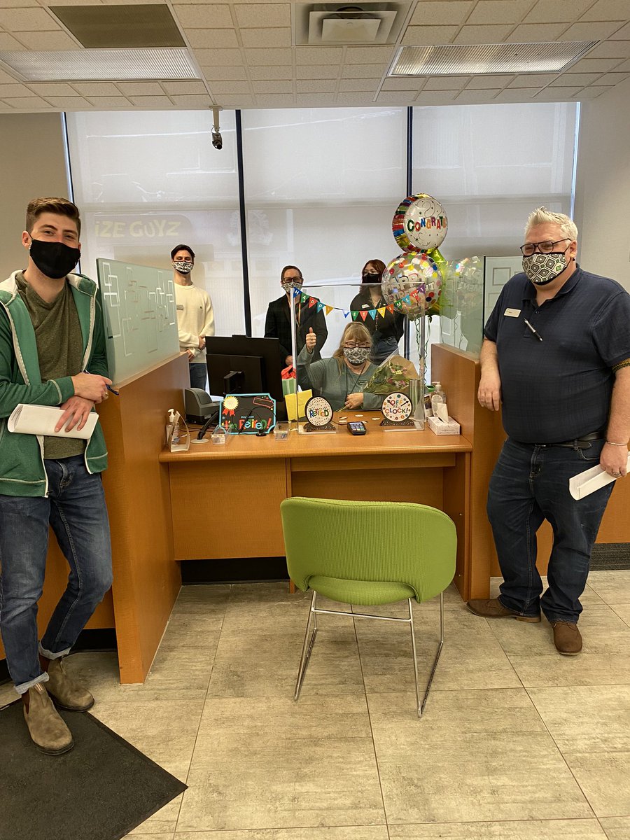 Today marks the last day of a stellar 26 year career for Melinda at 5161.  She will be deeply missed by the team and our customers!  Congrats to Melinda on her next chapter where she will be delighted to spend more time with family especially the grandkids!  @DylanTufford_TD