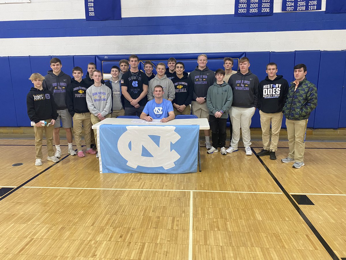Congratulations to Cade Tenold on signing a NLI to attend North Carolina and continue his wrestling career at the next level