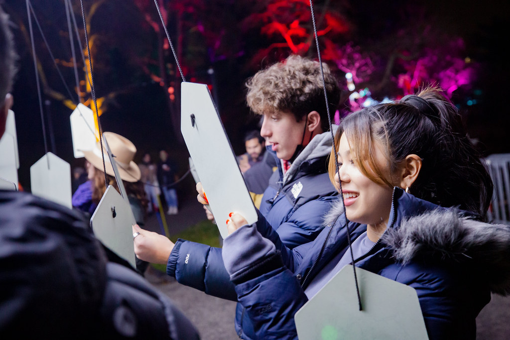 BrooklynBotanic's tweet photo. #BBGLightscape has dazzled visitors from Brooklyn and beyond, and it comes to a close this weekend! Reserve tickets now at https://t.co/YYjxgLuTmY

Lead sponsor, @ConEdison. Produced in partnership with Sony Music and WAD Entertainment . Illuminated trail created by @CCLCreative https://t.co/7JeD1R7YgX
