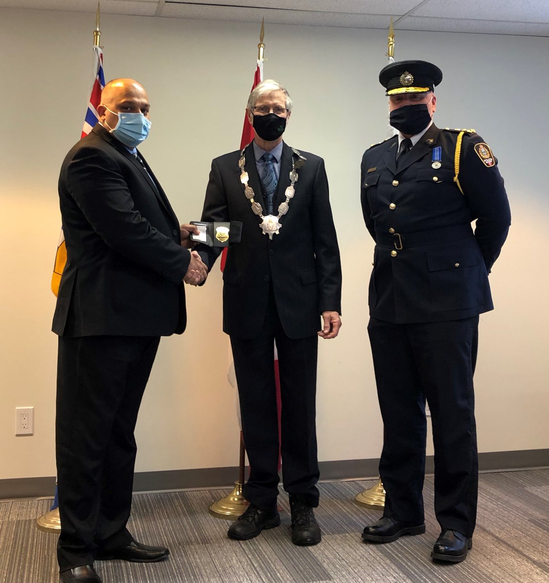 nelsoncitypd's tweet photo. Welcome Deputy Raj Saini to the Nelson Police Department. Deputy Saini was officially sworn in on January 7, 2022. https://t.co/EKDsi48531