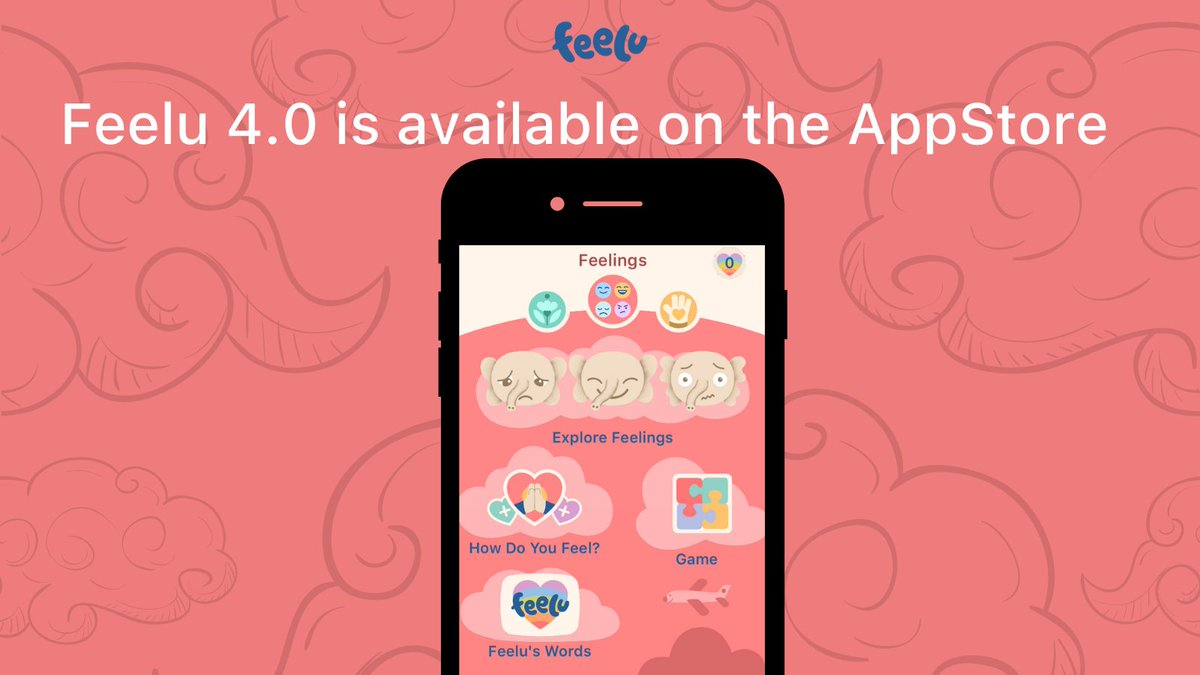 AppFeelu's tweet image. The 4.0 #Feelu update brings a number of new lessons, games and content for #kids to assist with managing their emotions. PLUS, we are expanding with each new #update and look forward to providing you with more and more content in every update!  Download Feelu today