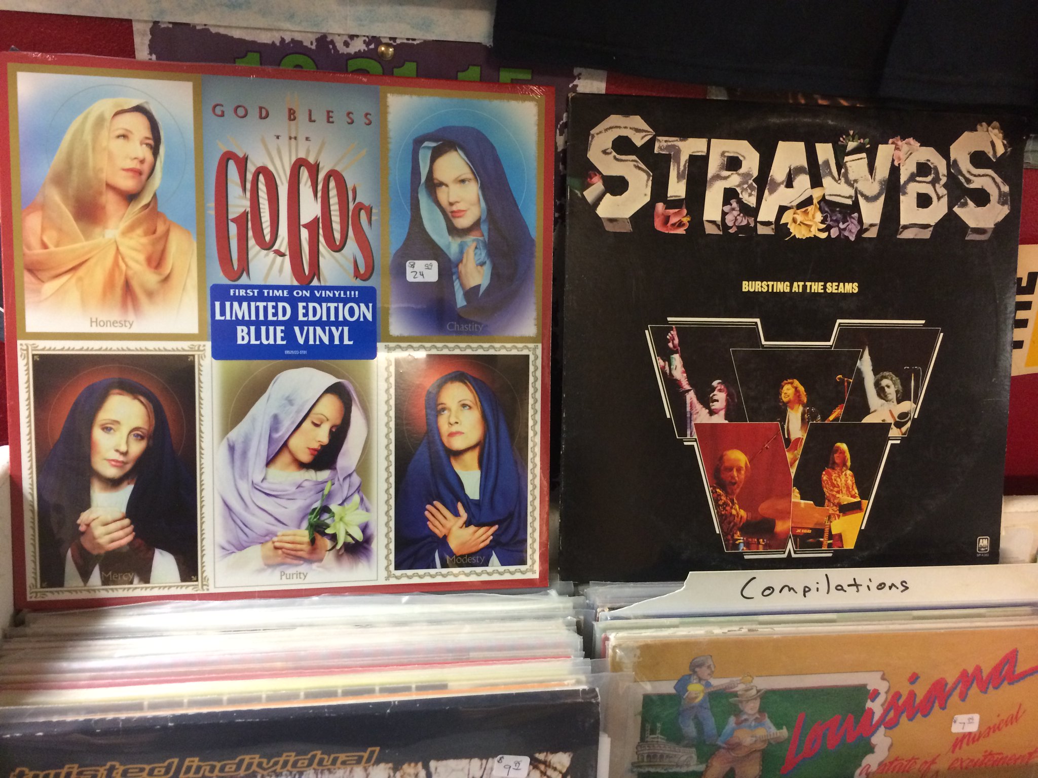 Happy Birthday to Kathy Valentine of the Go-Go\s & Dave Cousins of Strawbs 