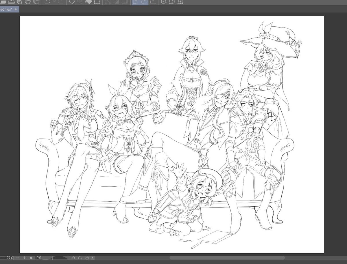 I'm going to die coloring this.psd 