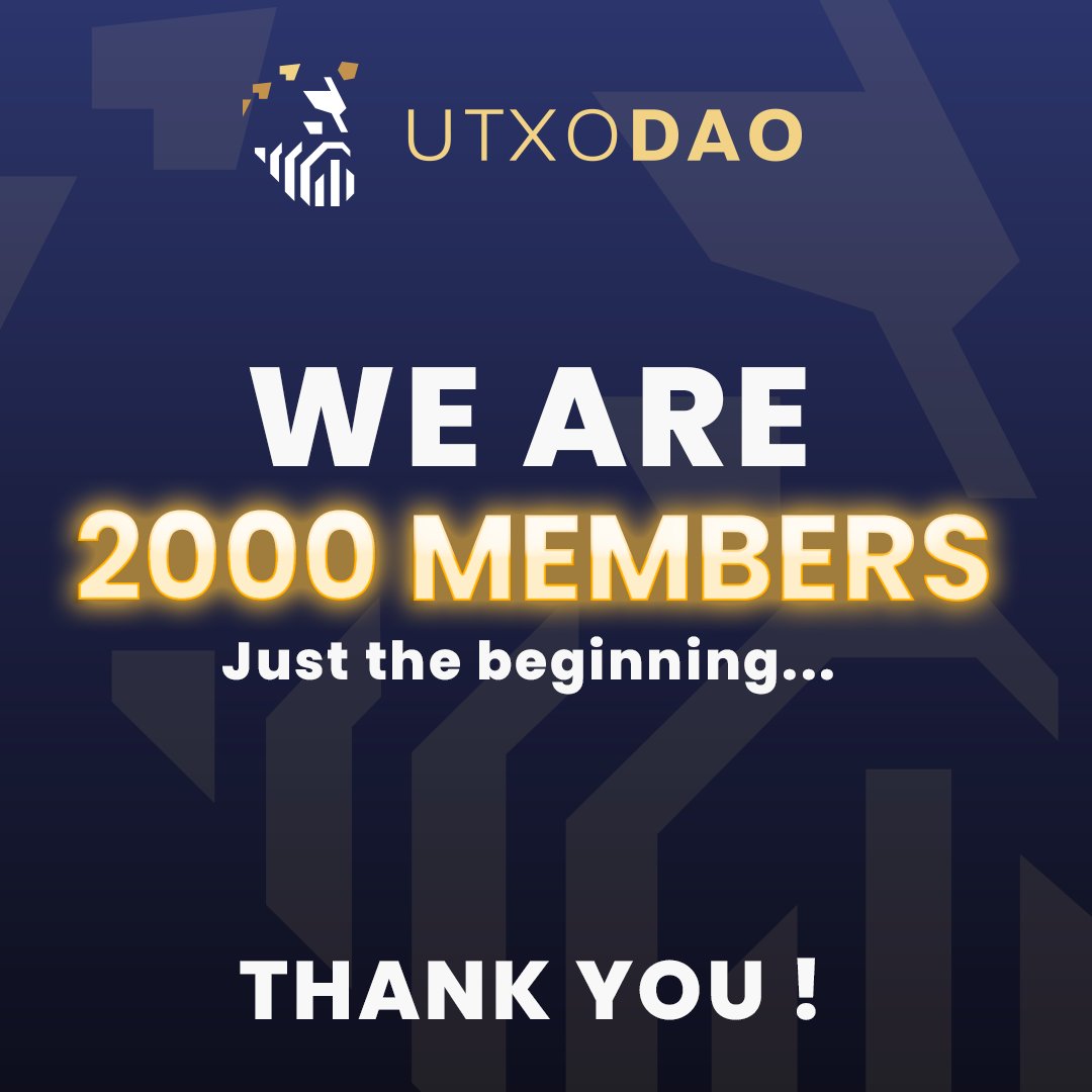 UTXODAO (₿,₿) tweet media