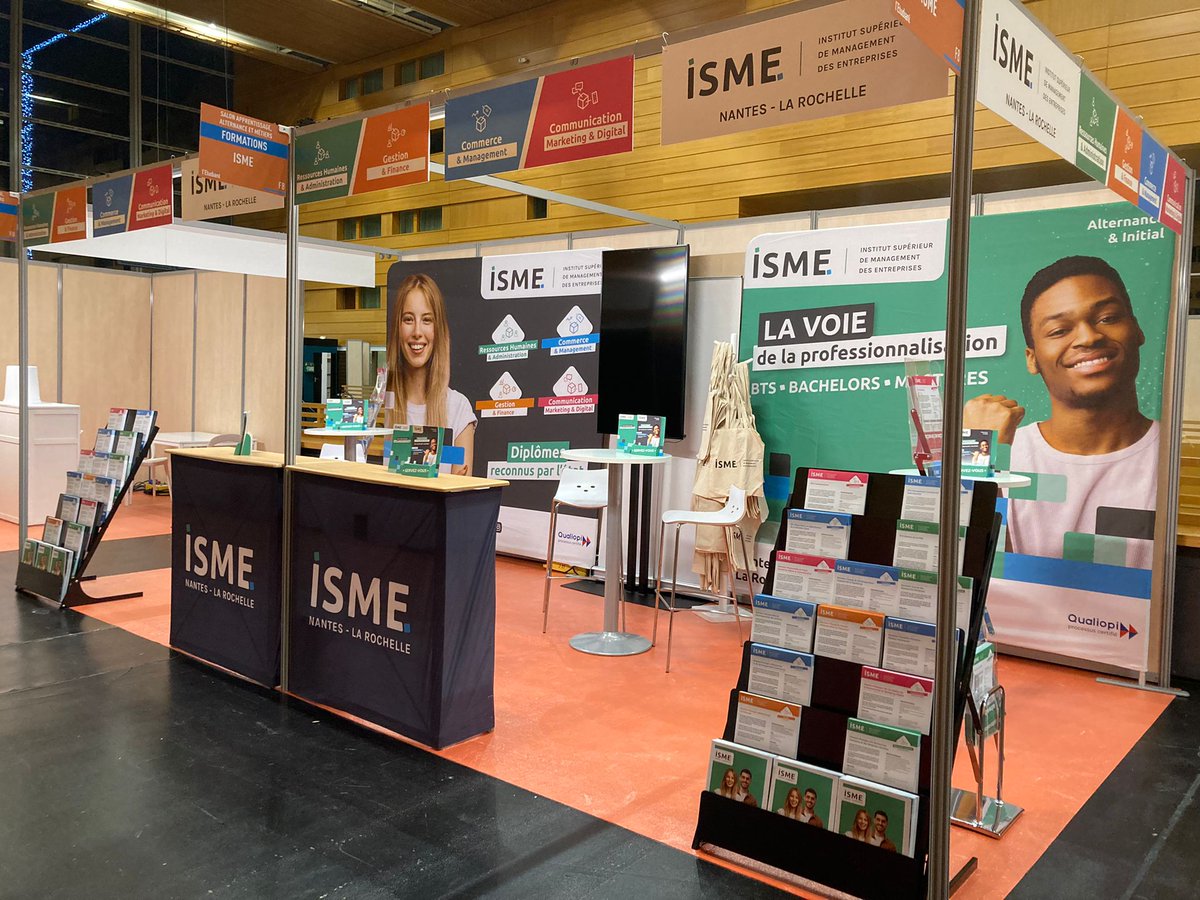 ecole_ISME's tweet photo. Le salon de l'Etudiant de #Nantes c'est demain ! ⏰

📍 Rendez-vous samedi 8 janvier, à la Cité des Congrès Event Center (Grande Halle), de 9h à 17h, stand F8.

Nos #étudiants, #formateurs et permanents sont là pour répondre à toutes vos questions. 💬 https://t.co/b66peSyKCm