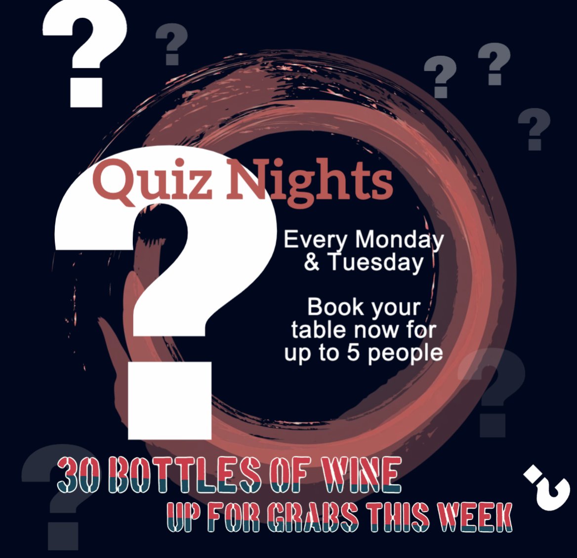 ❓❓ Quiz nights are back from this coming Monday &amp; Tuesday

🧠🧠 Get your team of up to 5 people booked in now

🍷🍷 30 bottles of wine are up for grabs this week (and you don't have to win the quiz to win the wine)

🎟🎟 BOOK NOW!

#horsham #westsussex #sussex #piriesplace