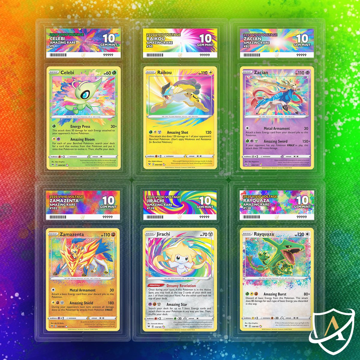 What an AMAZING way to kickstart 2022  These Ace Labels for the Amazing  Rare cards from Vivid Voltage are now available on the submission form.  #AceGrading