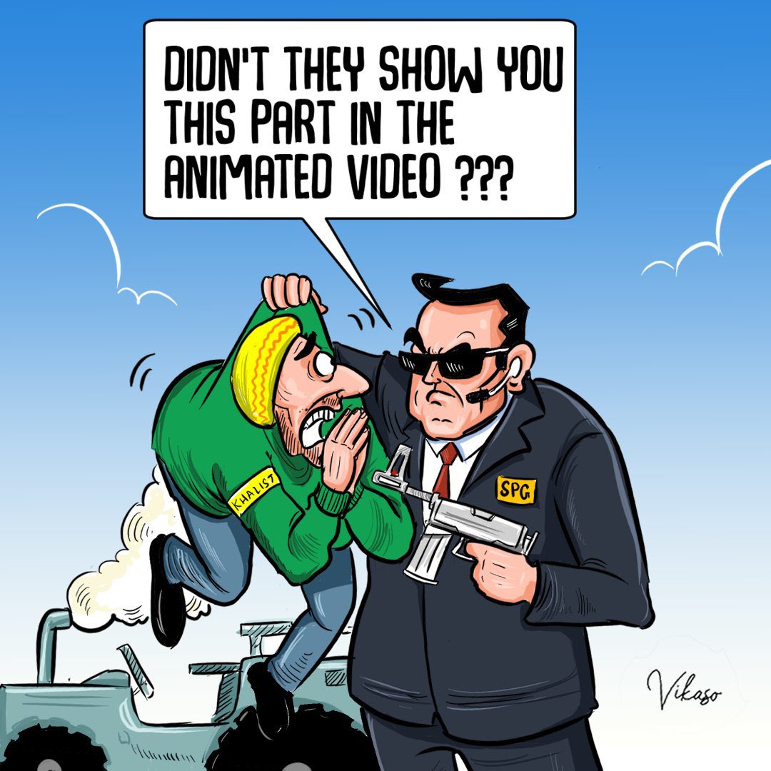 Kalabhairav9's tweet image. Don&apos;t mess up with Worlds Most Bravest Prime Minister.   

#BravePmModi 
#KhalistanPlotAgainstModi