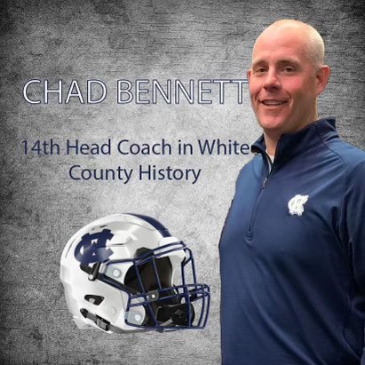 White Co Football (@whiteco_fb) on Twitter photo We’re excited to announce the hiring of our new Head Coach, Chad Bennett. Welcome back <a href="/CBennett72/">Chad Bennett</a> We’re excited to announce the hiring of our new Head Coach, Chad Bennett. Welcome back <a href="/CBennett72/">Chad Bennett</a>