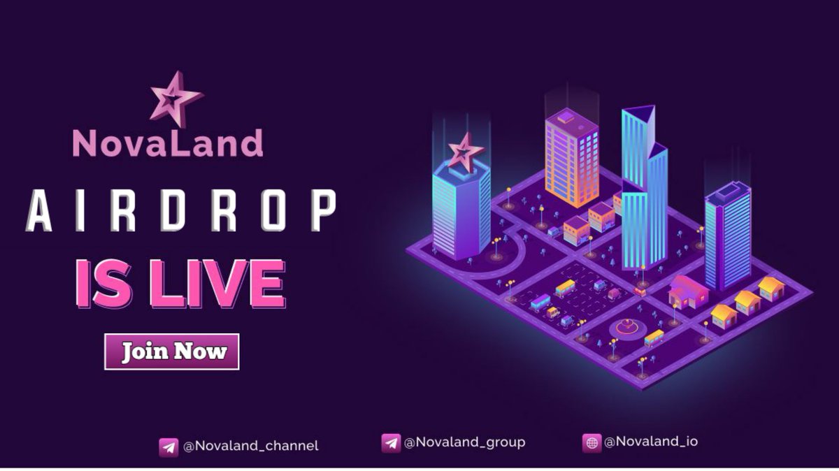 airdrop14189217's tweet image. 🚀 NOVA Token Airdrop

💰💰💰 Free Reward 💰💰💰

🏆 Task bonus : 2,000 NOVA

👨‍👩‍👧 Referral bonus : 1,000 NOVA

🤖Start bot : t.me/NOVALAND_airdr…

Website: novaland.io

⏳ Distribution date: April 9th, 2022.

#AirdropKing