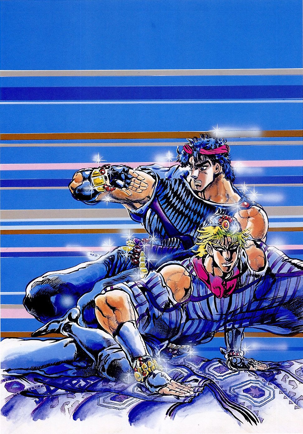 JOJO ☆ POSES on X: Joseph Joestar - Battle Tendency