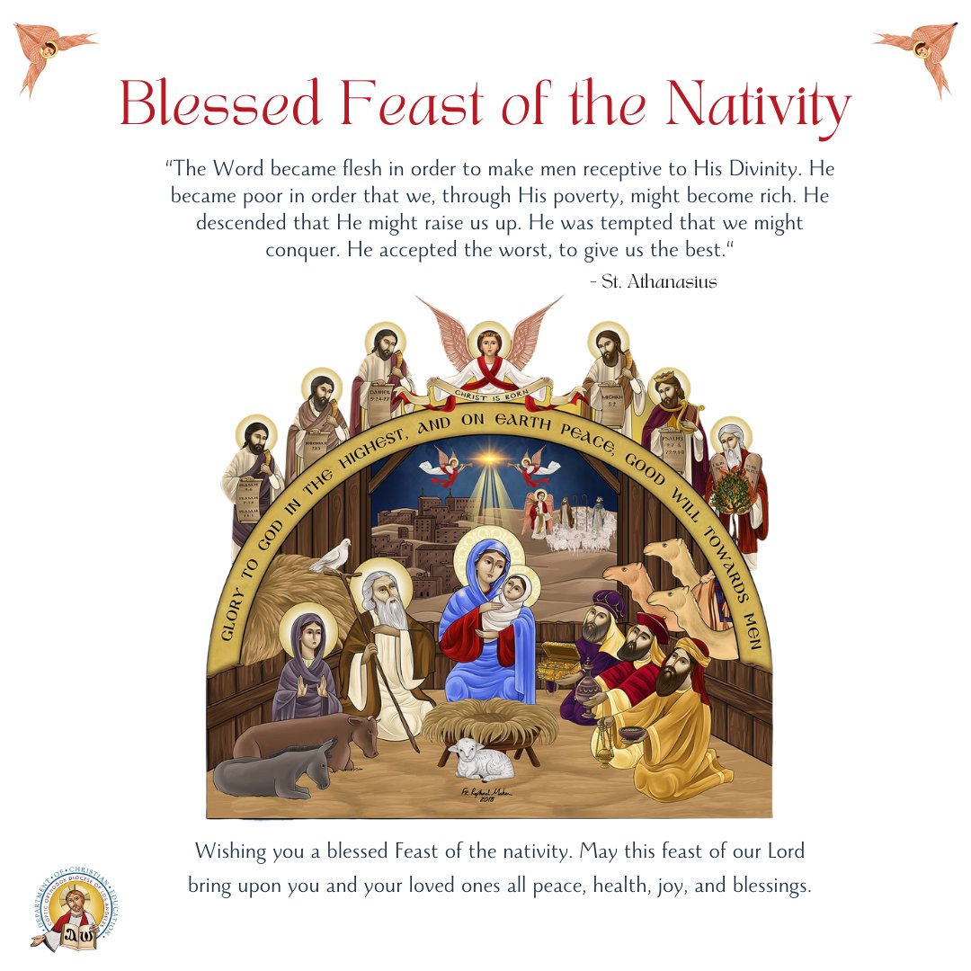 Wishing everyone a blessed feast of the glorious Nativity! May the blessing of this joyful feast bring light to us all!