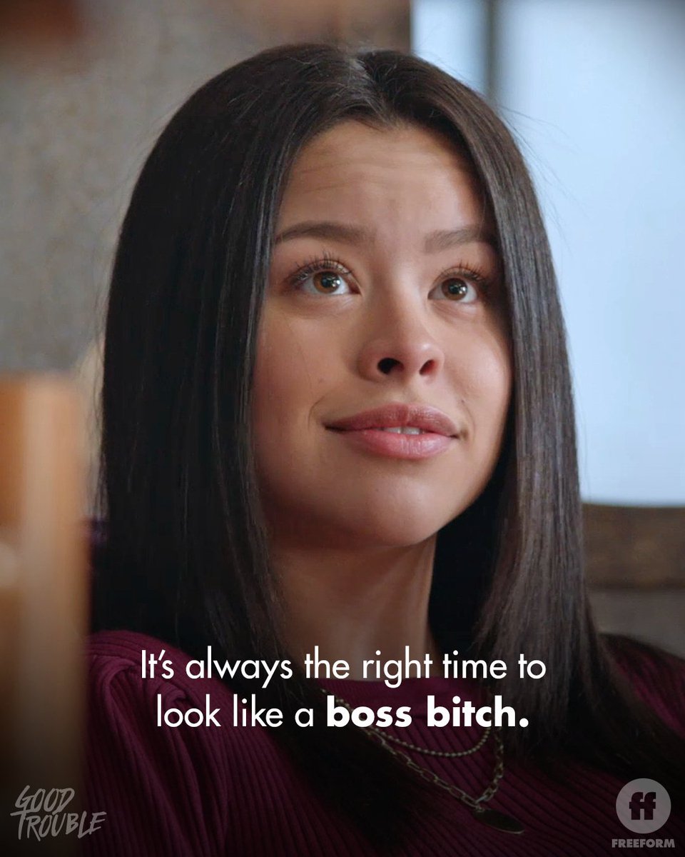 GoodTrouble's tweet image. We said what we said. This is the energy we're bringing into the new year. 💅  #GoodTrouble