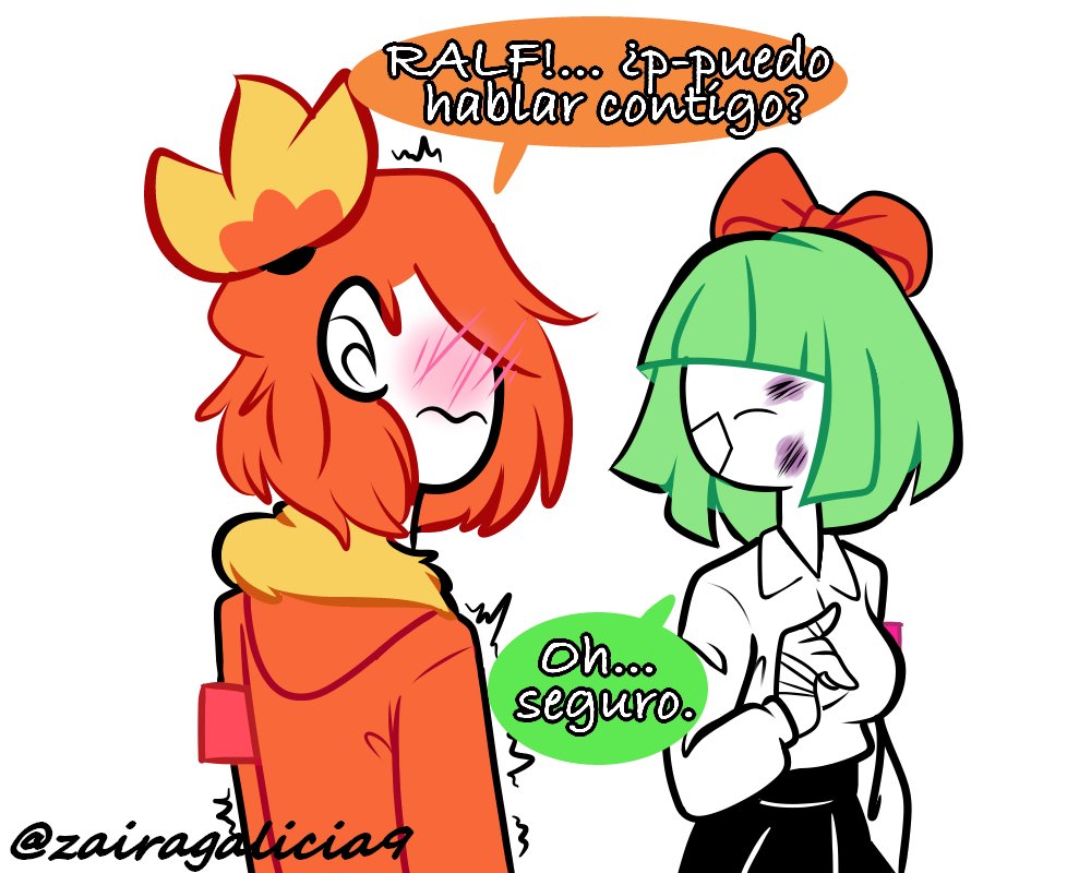 ZairaGalicia9's tweet photo. el amor es dificil #PokemonHS 
(1/??)
🧡🤍👁‍🗨🔥 
(si quieren saber como Ralf los salvo de una paliza... pues yo tambien xd) https://t.co/PMfNQwjSGO