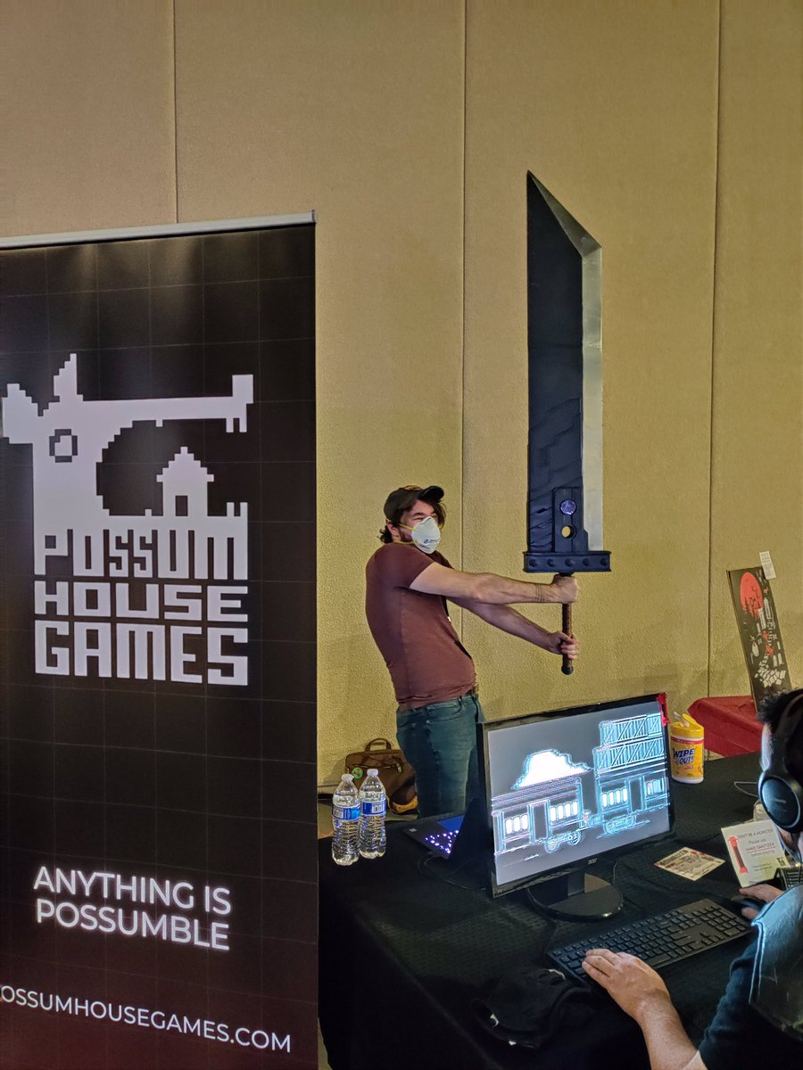 Attention #Magfest con-goers: Don’t give Possum Denny your weapons. We’re going to hear about “did you guys see me holding that cool sword?” for the next four hours 🙃 #MAGFest2022