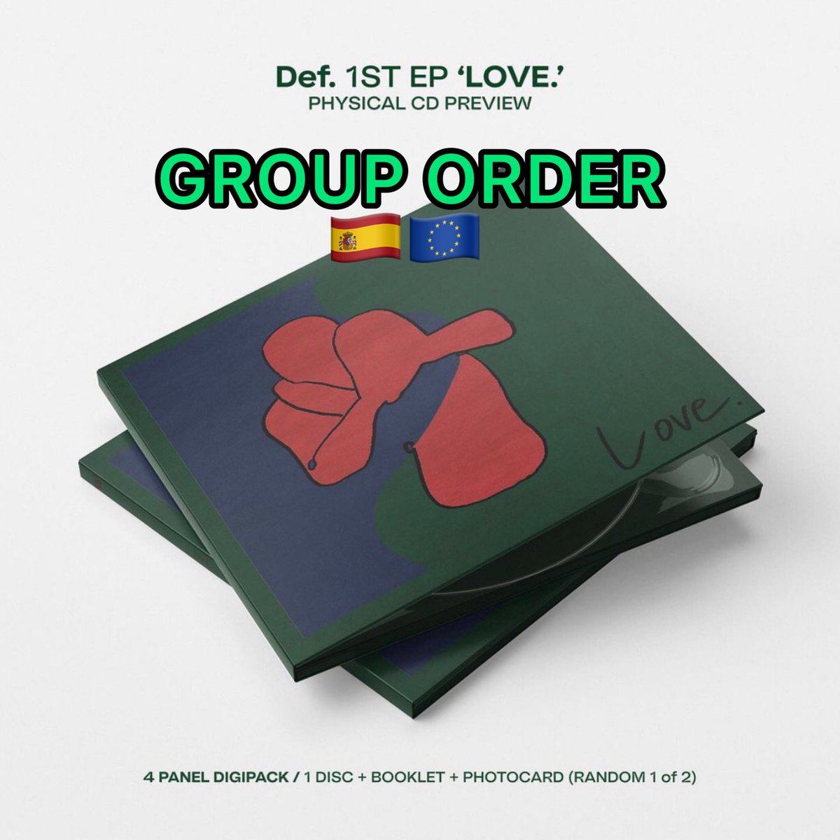 160114Jenni's tweet photo. [ GROUP ORDER 🇪🇸🇪🇺]

-Minimum 10 albums

- 1st Payment 20€ ( shipping Korea-Spain included *) 

*The remaining money will be used for future payments( shipping, customs) 

Any questions you can DM me 💚

Deadline: 10/01/22

@GOT7EUProject @GOT7Project_ES https://t.co/eaVYpva3x3