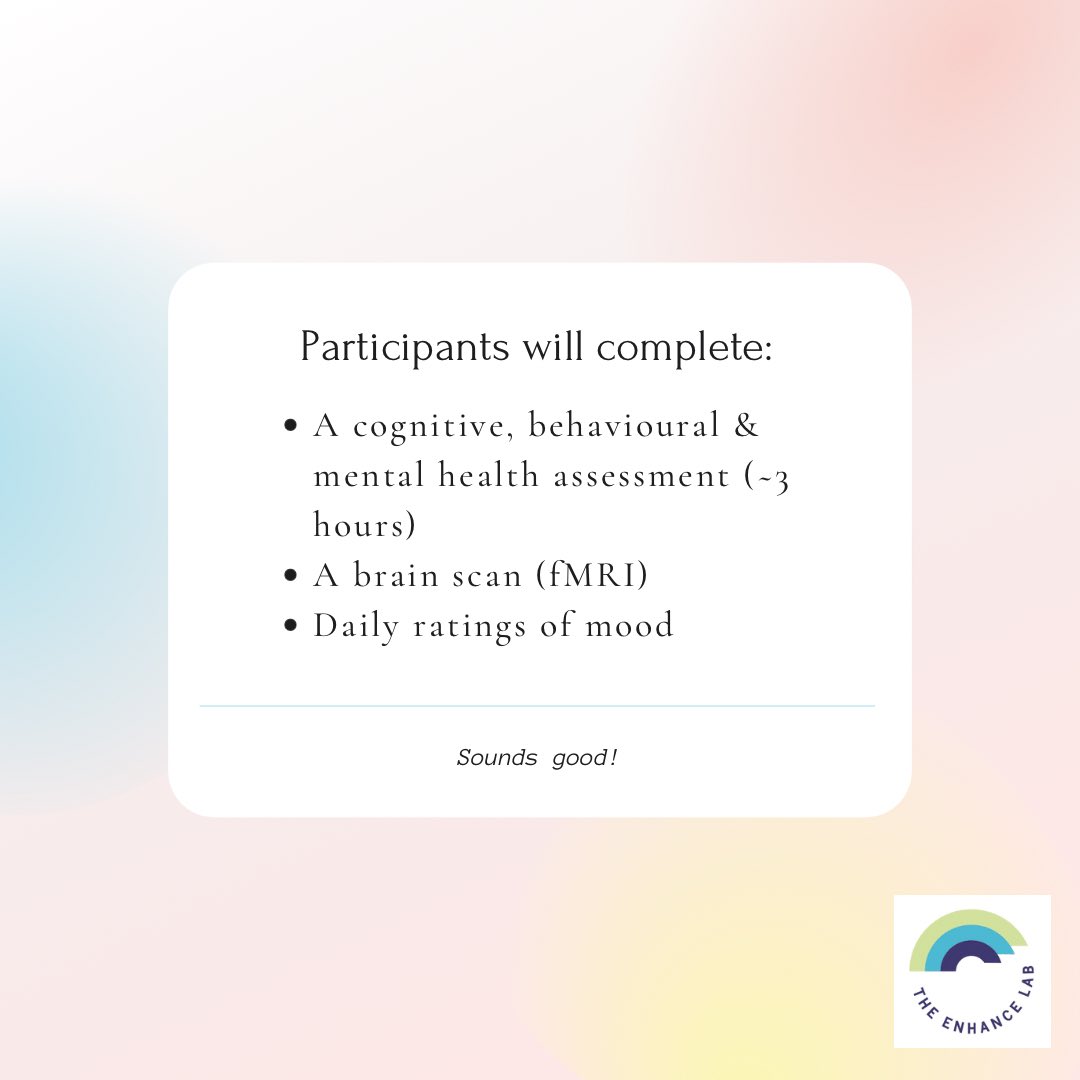 Enhance_Lab_UC's tweet photo. Are you an autistic youth ages 12-19 who is interested in participating in a study on brain structure and suicidal thoughts and behaviours (STBs)?
⠀
Contact us at enhancelab@ucalgary.ca https://t.co/TgAc7FJu9T
