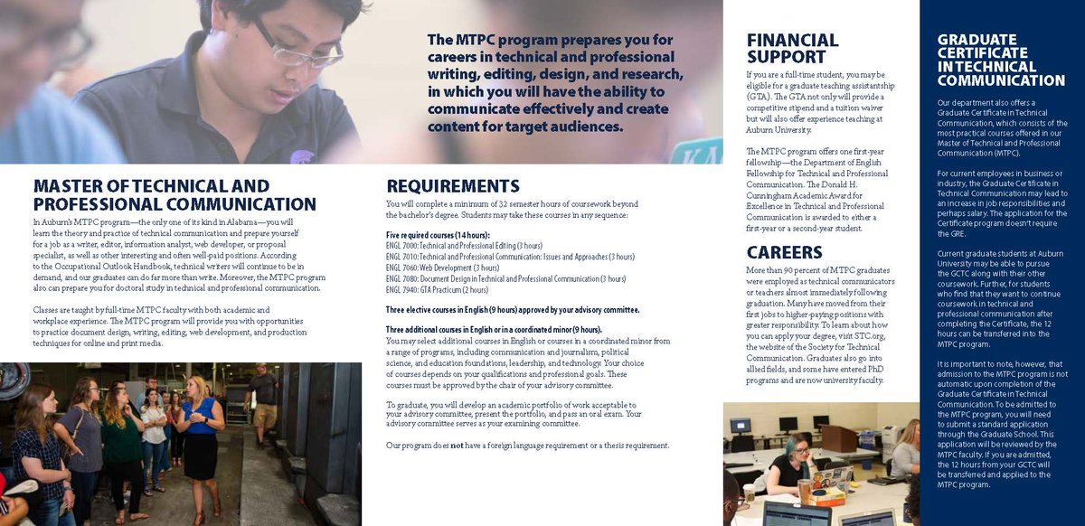 DerekR0ss's tweet photo. Applications for our Master of Technical Communication program are due January 15th. Tell your friends! Tell your neighbors! Come to our website for more information! https://t.co/K6poYkNMtr #teamrhetoric #womeninTC #techcom #SIGDOC https://t.co/ZynK4WM8Lh