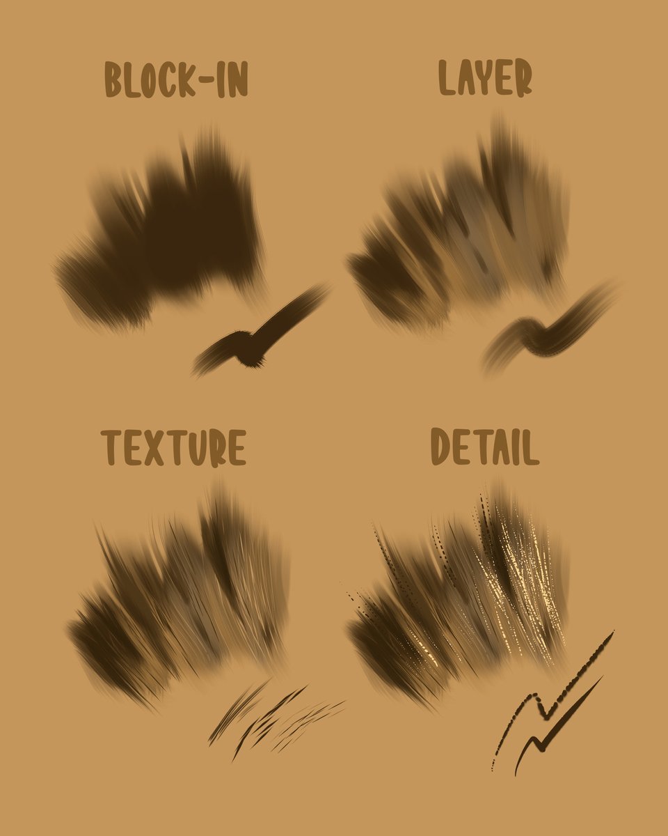 You can download my new fur brush pack here: https://t.co/7bUwfqPSP8

Type in "0" to download for free, or leave a tip if you're comfortably able to and want to!

The .abr file is for Photoshop, the .sut files are for CSP, & the .brushset file is for Procreate! PNGs included! 