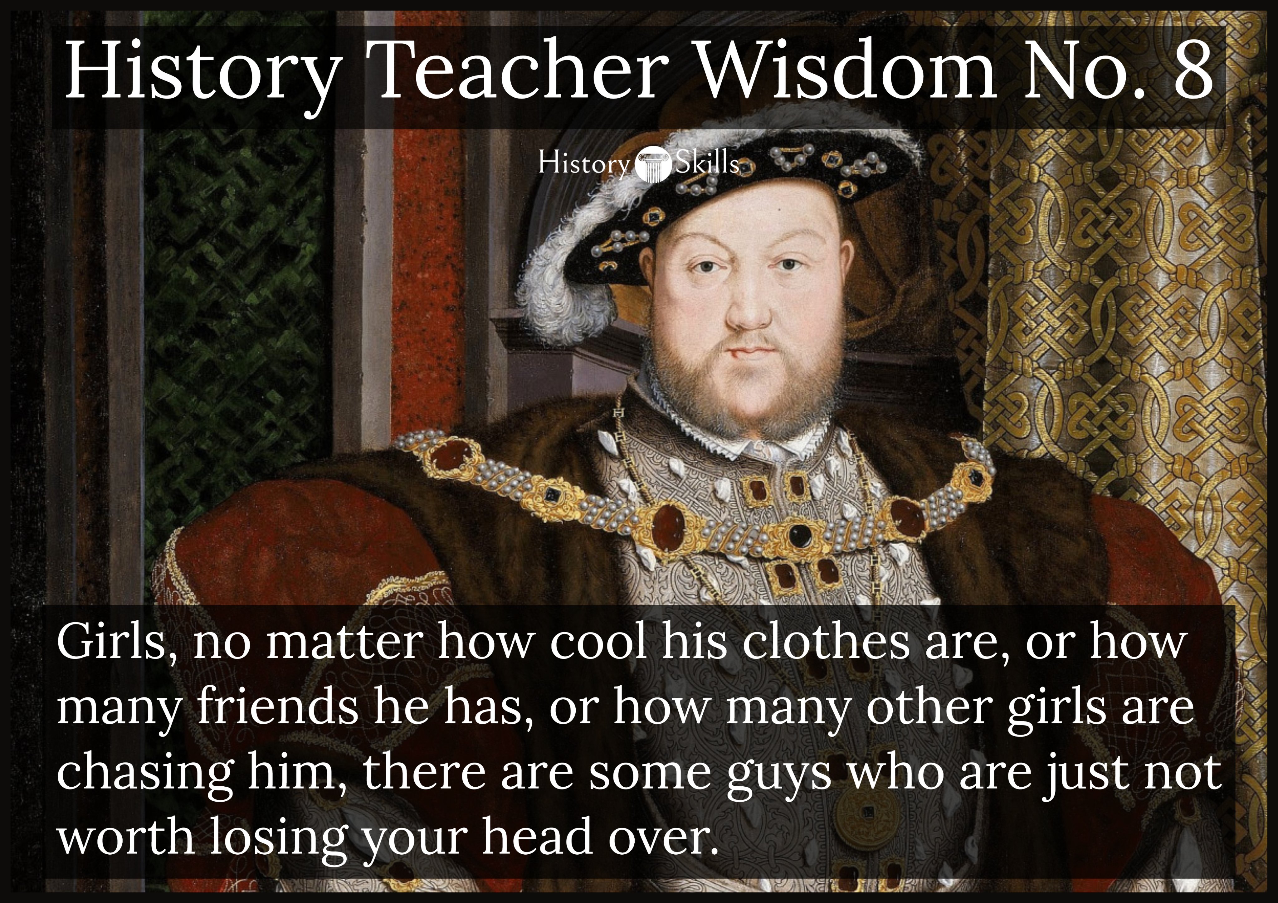 History Skills on X: "Looking for some thought-provoking posters for your  History classroom? The 'History Teacher Wisdom' memes are a great  discussion-starter to brighten up your walls. https://t.co/rPewToULLc # historyteacher https://t.co/ntcMEOmkuG" / X