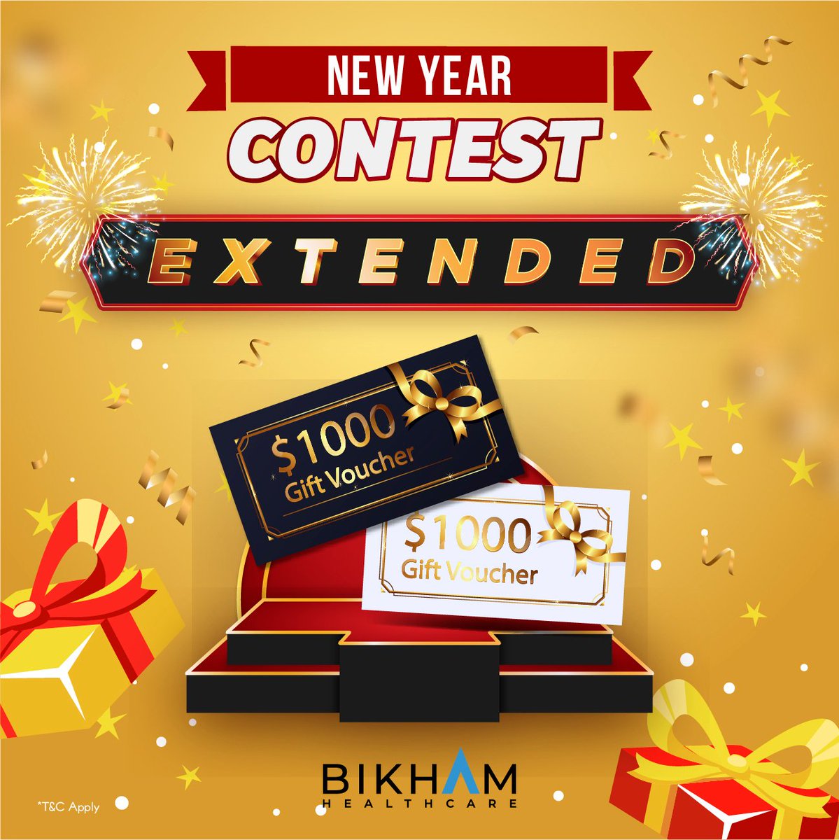bikhamhealth's tweet photo. Thank you for all your love and support 🙏

Due to high participation, @bikhamhealthcare have decided to extend the contest till 14th January.

Keep participating!

#contestalert #contest #contestgiveaway #giveaway #giveawayalert #giveawayusa #contestusa #BikhamContest https://t.co/qjLatQyr0u