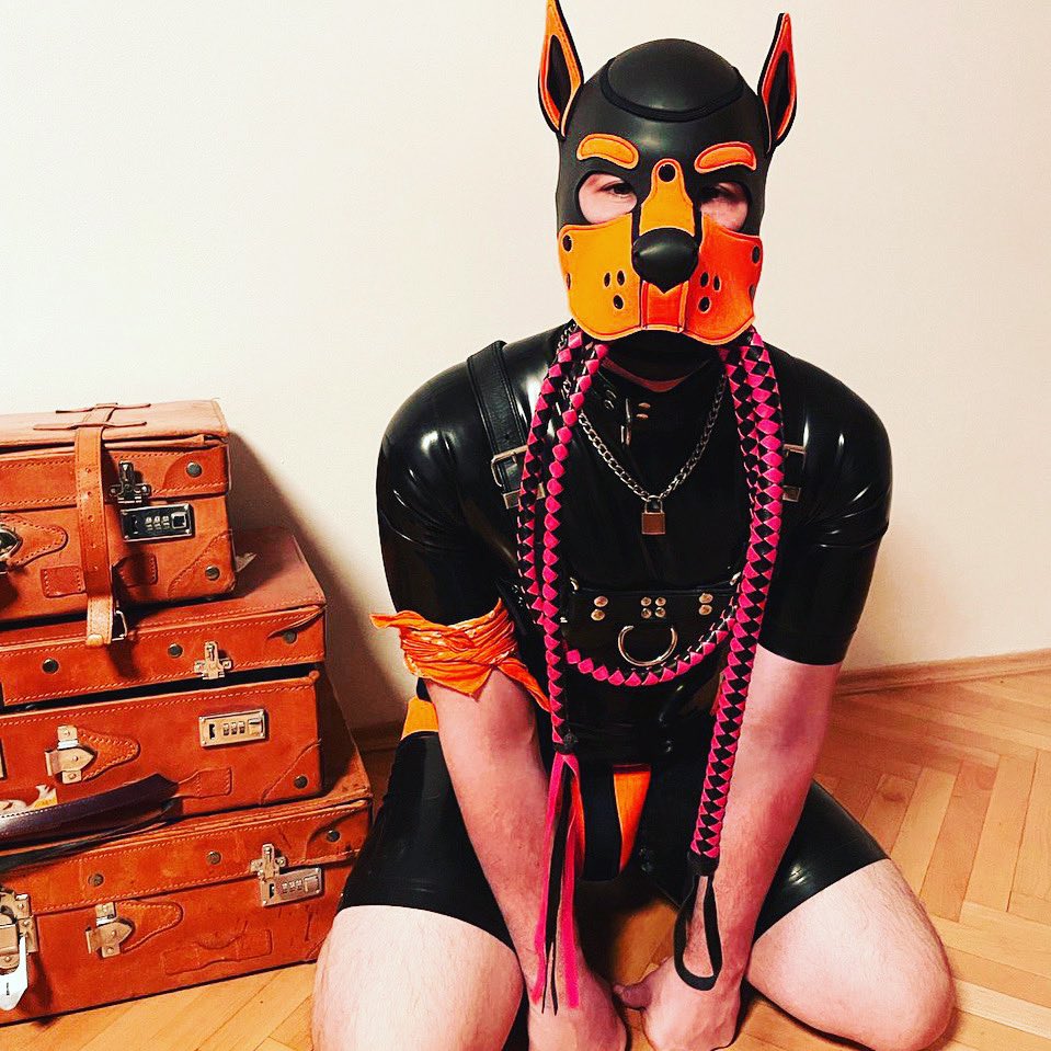 This Pup turned 28 today, hard to believe the year it's been! But I am ever so grateful to have my boyfriend by my side in all my crazy adventures, I am also eternally grateful to have met my Sir. and the pack, without whom this year would have been a real bummer!  #kink #gaykink