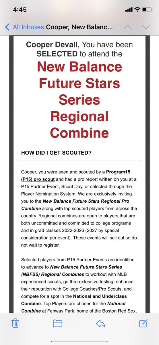 Thanks for the invite! <a href="/ftrstarsseries/">New Balance 𝗙𝘂𝘁𝘂𝗿𝗲 𝗦𝘁𝗮𝗿𝘀 𝗦𝗲𝗿𝗶𝗲𝘀</a> <a href="/_JeremyBooth/">Jeremy Booth</a> <a href="/team_louisiana/">Team Louisiana Baseball</a> <a href="/coachab2/">Chad Abernathy</a>