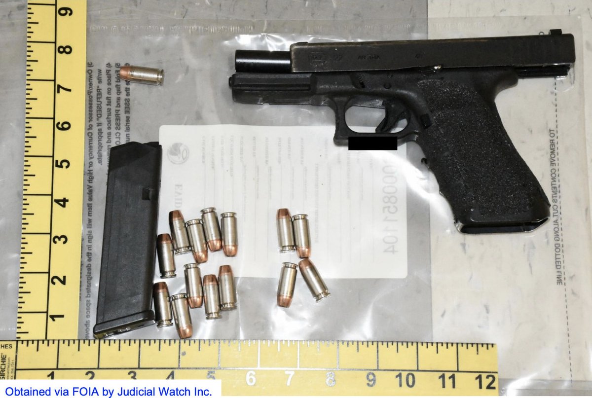 This is a photo of the gun used by Lt. Michael Byrd (US Capitol Police) to kill Ashli Babbitt on January 6. @JudicialWatch was forced to file a lawsuit to get this and other info which raise significant questions about the circumstances of this homicide. judicialwatch.org/jw-dc-police-b…