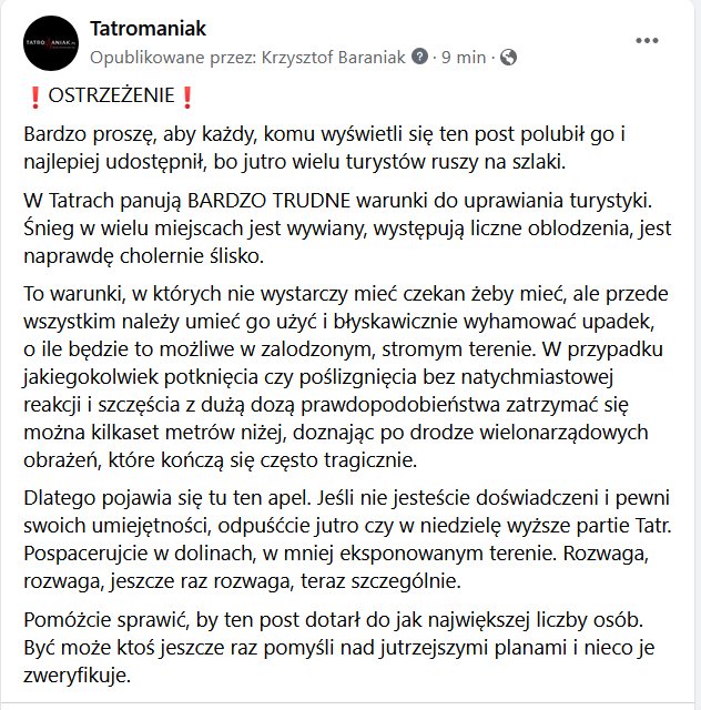 Przeczytajcie i prośba o podanie dalej ⬇