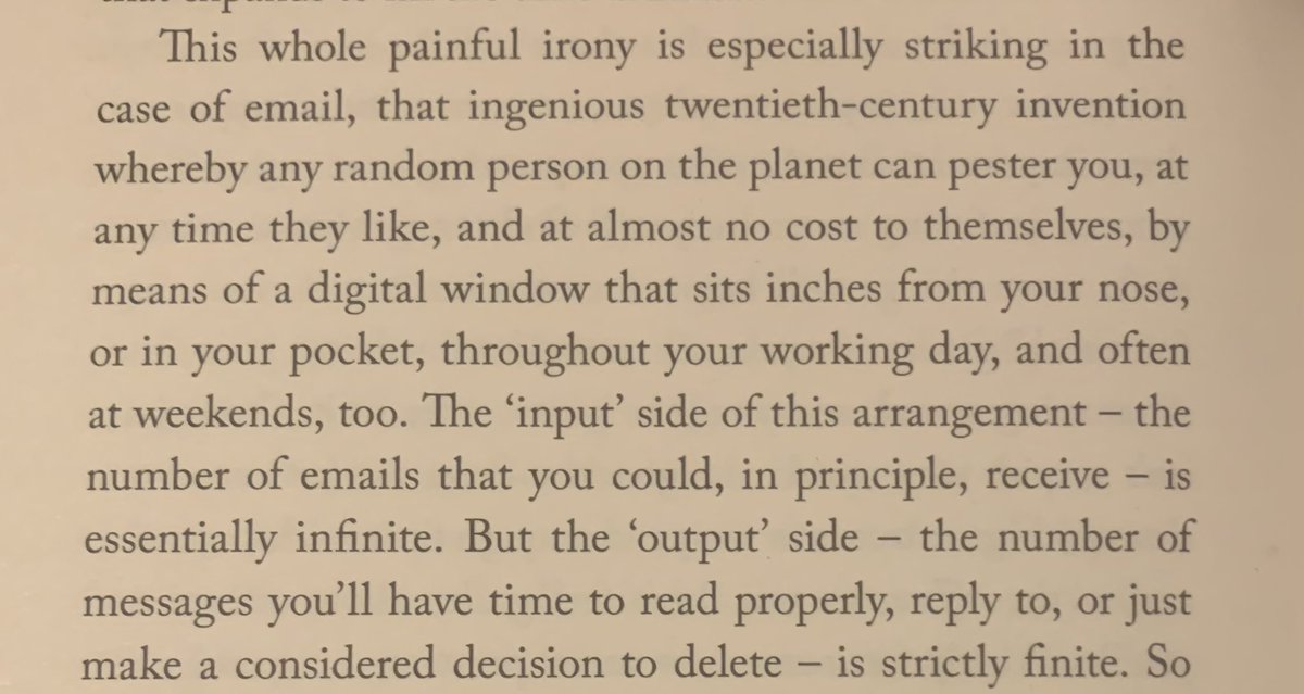 Excellent distillation of email, by <a href="/oliverburkeman/">Oliver Burkeman</a>.