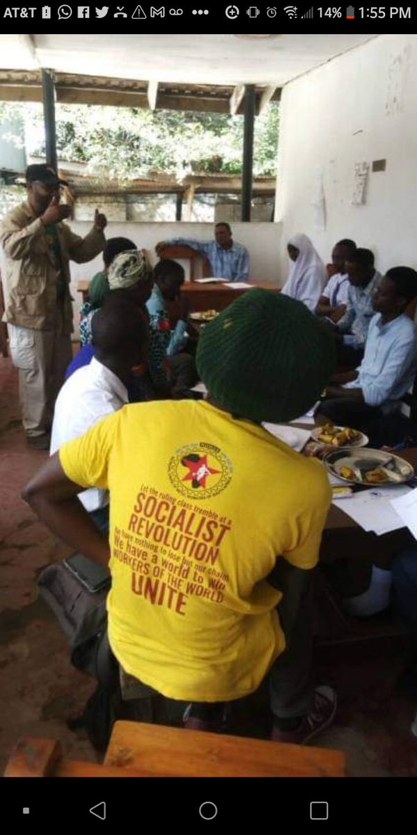AAPRP's tweet photo. Whether the village school, the shaded tree, neighborhood march or the internet webinar, the task is the same. To help raise the peoples consciousness and provide a permanent mechanism for the masses to execute its own liberation and forward development #BuildTheAAPRP #LinkInBio https://t.co/nhfnGnajls