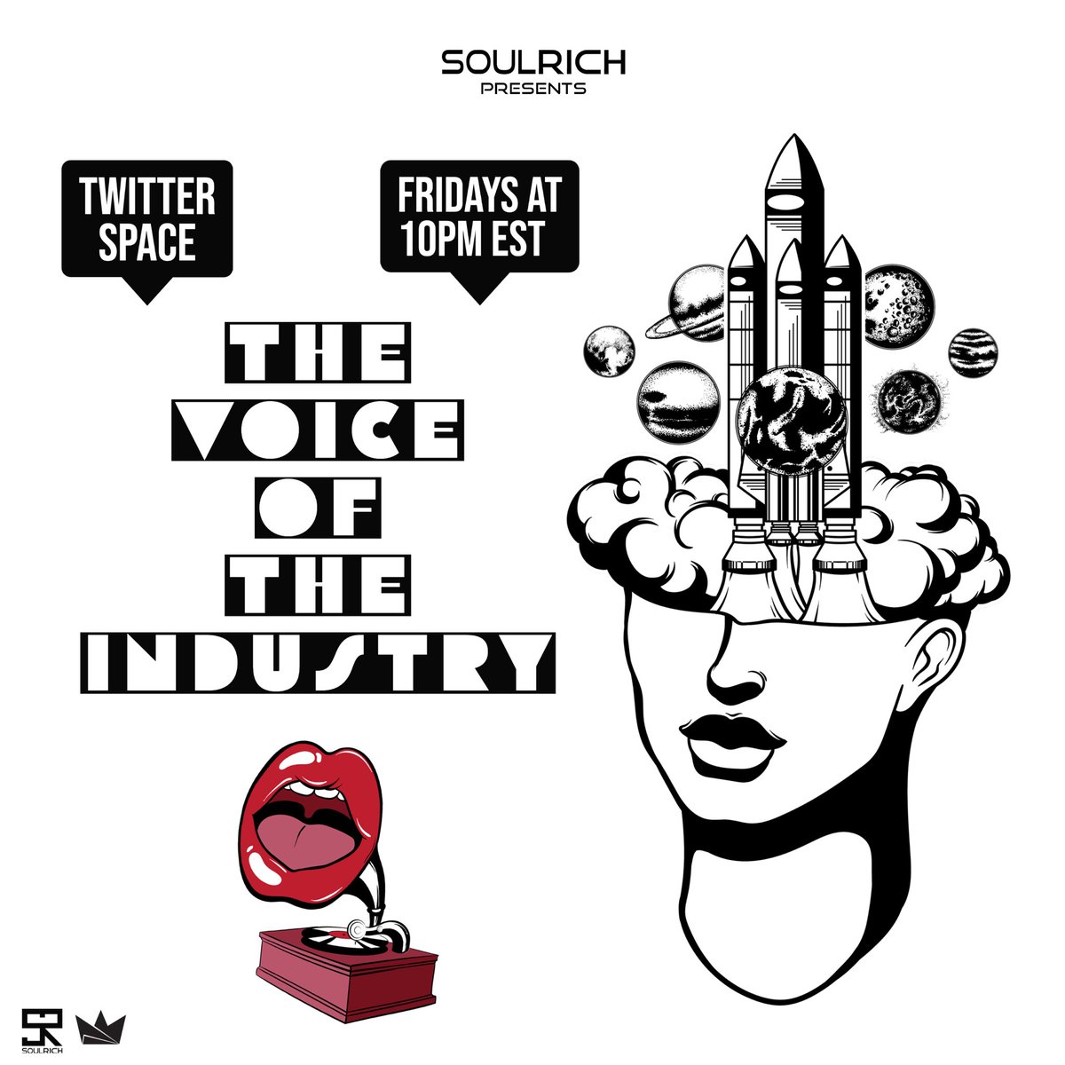 sagesoulrich's tweet photo. PSA 📣 

#SOULRICH presents, “THE VOICE OF THE INDUSTRY” 🎙 tonight at 10pm EST. We call all music innovators to join us in the evolution of the #musicindustry 🚀 Our voices will be heard 🗣 Hosted by @AnothrBreed 💫 

#TwitterSpace #Ownership #SmartContracts #Web3 #MusicNFT https://t.co/N2FB4teI5J