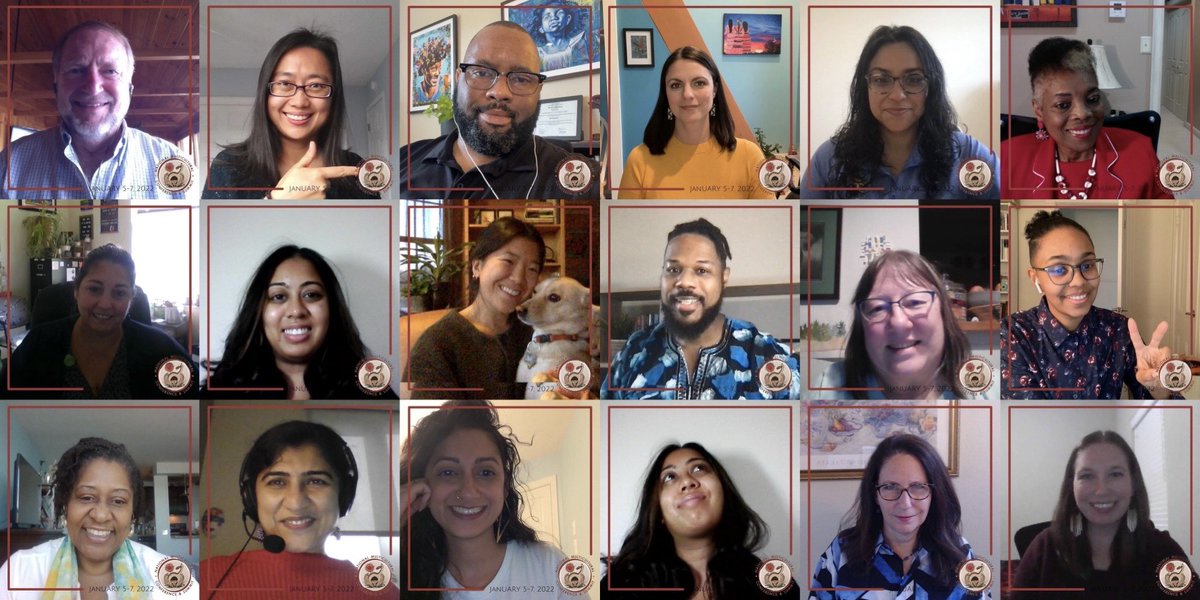 #NMCS2022 Day 2 is well underway! Check out these AMAZING attendees who have checked nto the virtual photo booth! See if you can spot APA Past-President Rosie Philips Davis and 2022 NMCS Program Coordinator J Garrett-Walker!!! 

Join in the fun: app.virtualbooth.me/booth/vLVzpjLe