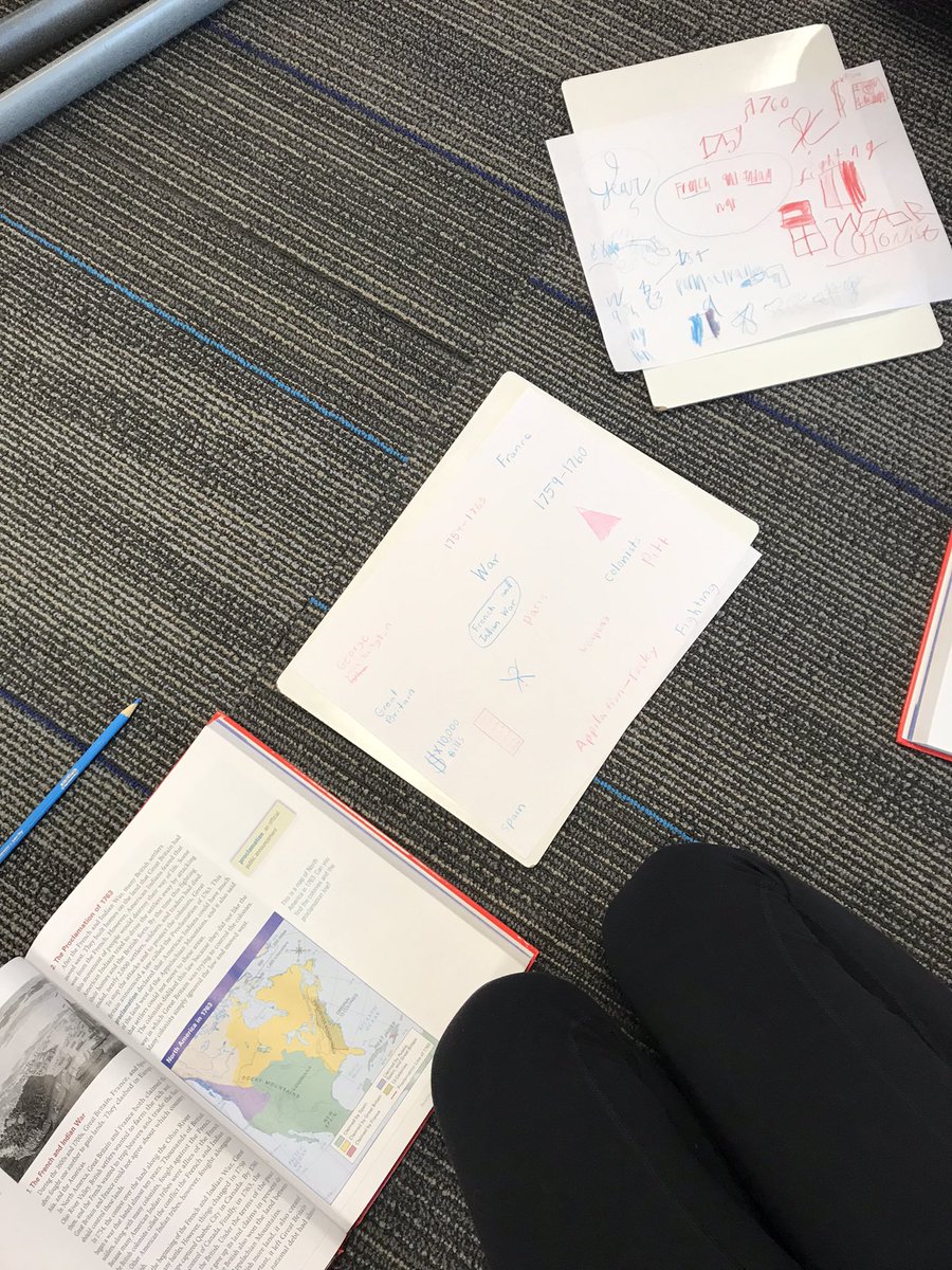 rachelteachkc's tweet photo. Using our #GraffitiBoard notes from a video and text to synthesize our understanding of the French and Indian War. @MPTimberwolves #ourmoment https://t.co/4TIDzBLx6b