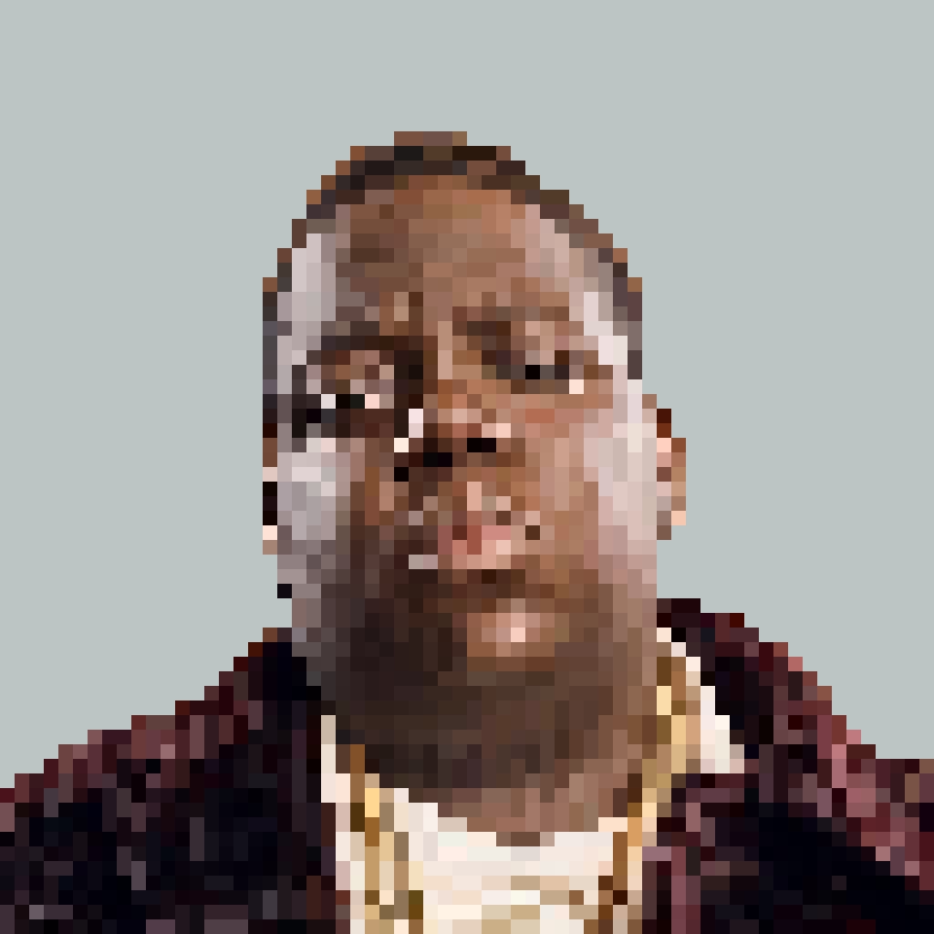 Hand-Painted pixel art of The Notorious B.I.G #hicetnunc <a href="/hicetnunc2000/">h</a> 

5/10 editions 
hic.art/623364

#NFT #NFTs #pixelart #NFTCommunity