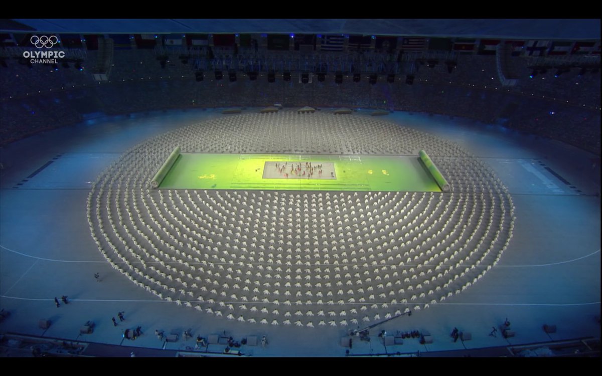 NeilBahadur's tweet image. Beijing 2008 Olympics Opening Ceremony (Zhang Yimou, China)