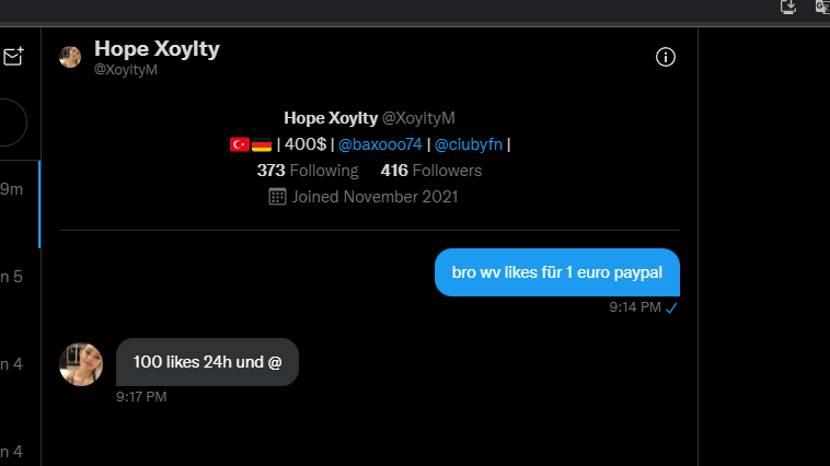 pls like und retweetet bitte jungs kostet nix 

folge jedem back der macht 
danke für die chance @XoyltyM