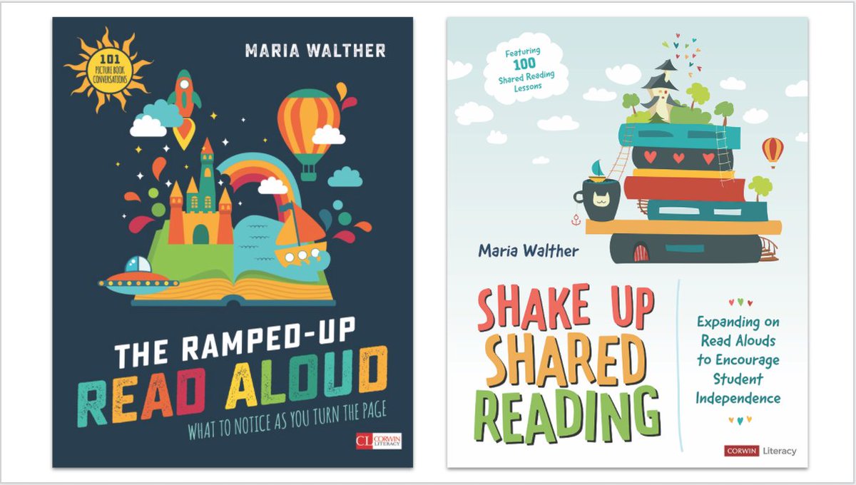 mariapwalther's tweet photo. If you're a fan of #RampedUpReadAloud, you'll love my new book! It has 50 brand new read-aloud experiences each tied to two short bursts of shared reading. 
⭐️Preorder now!⭐️
https://t.co/q79oUeurMw
You'll have it in March! 
@CorwinPress https://t.co/hOXz4wZ9C7