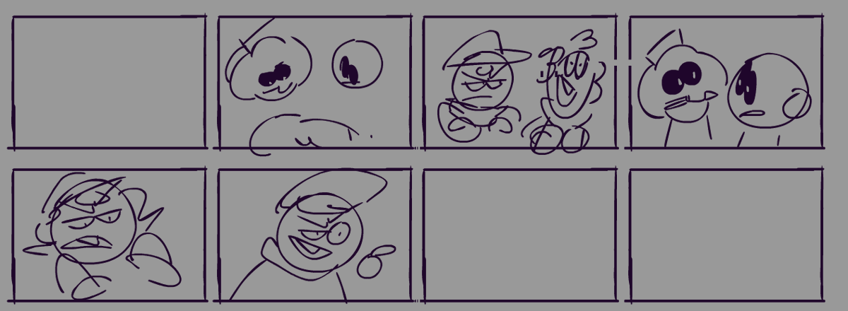 Deleted scenes/ideas; the kids asking for the doll and Lila calling skid, interaction between SnP with Radford, and the bullies scene, where they find the doll on the ground, and Roy challenging the kids. I changed the whole scenario to winter, just for the bullies. 