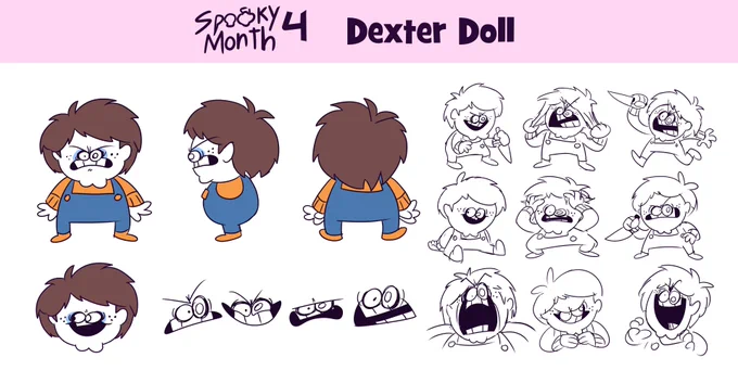 ANTAGONIST!! In the last episode, you can see the doll get a weird eye, yes, is Dexter the doll, and like he said, it had "needs" to kill, and he couldn't take it anymore. His hair gets messy the more he gets desperate!  you also can see Dexters no mask face in the backgrounds!! 