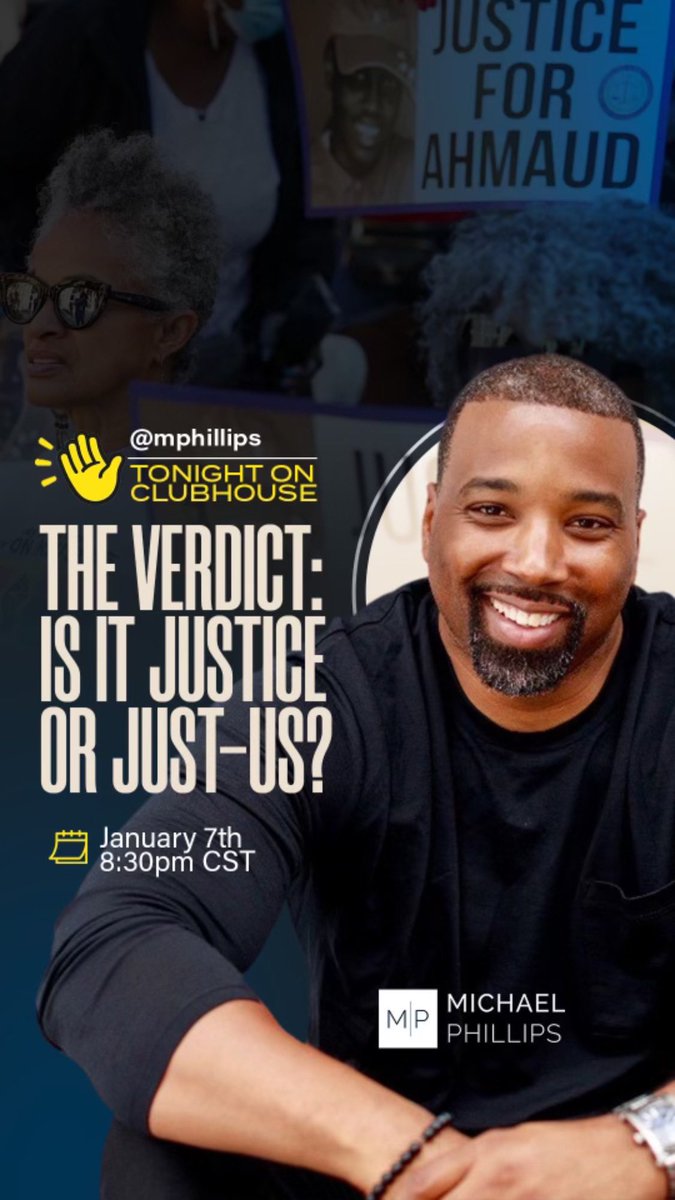 I have more questions than answers. What is the meaning of #Justice in our society today? If you are like me let’s search for answers together! Join the convo <a href="/Clubhouse/">Clubhouse</a> tonight #AhmaudArbery #justice #community #together