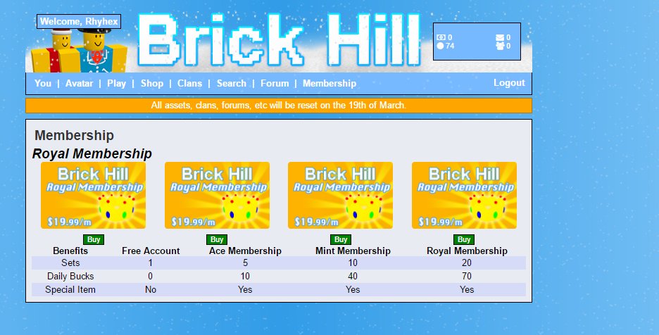 Things That Changed Brick-Hill (@ThingsHill) / X