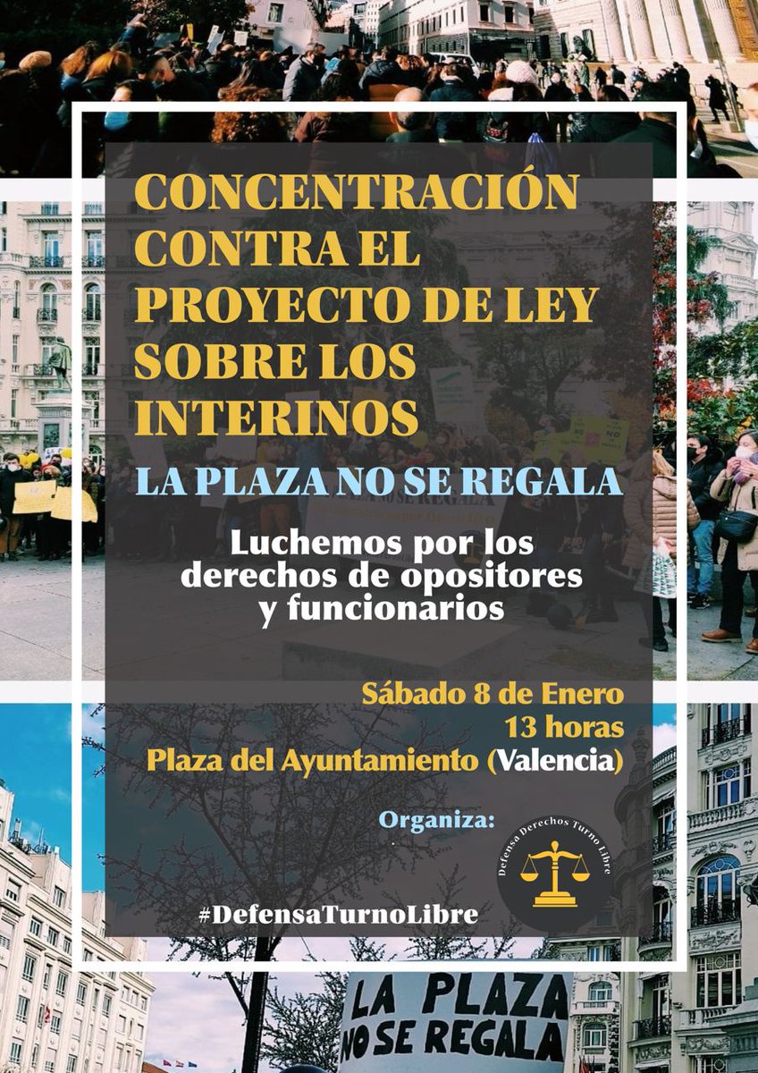 popicronos's tweet photo. Mañana se concentran los compañeros y compañeras de Valladolid y de Valencia. Son realmente grandes. Es más importante para ustedes que son ciudadanos que para ellas y ellos que son opositores y funcionarios de carrera porque ya no sólo se trata de defender los derechos https://t.co/r4MoZSCHmA
