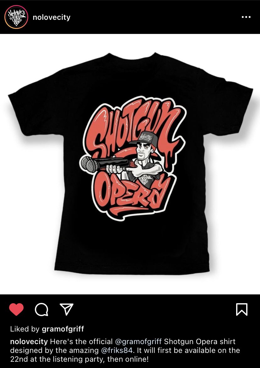 Griffen's tweet photo. Let’s go… #SHOTGUNOPERA #NOLOVECITY #MOORSBREW #FACEMOBMUSIC JAN 22 💨 https://t.co/g1vDpaDJy8